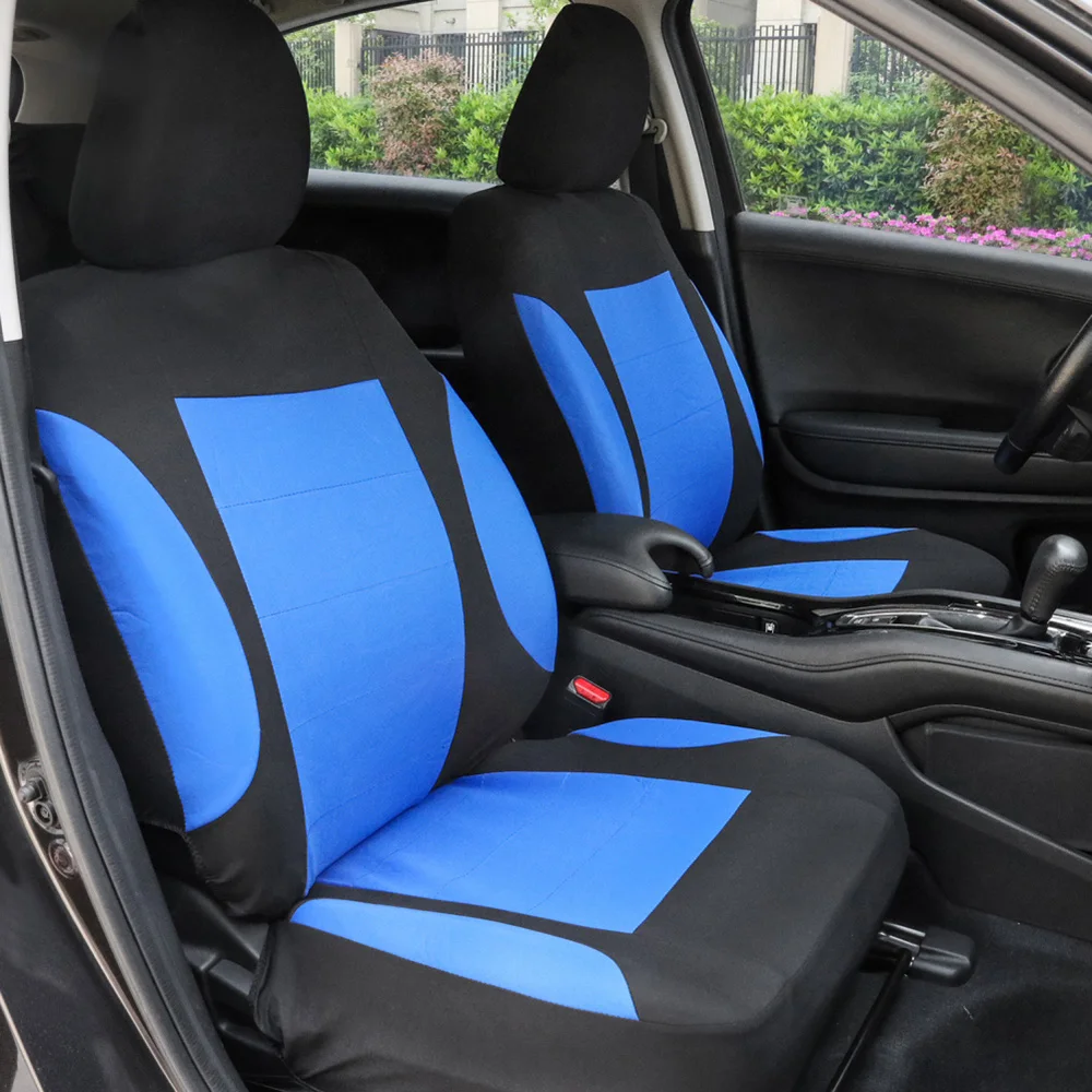 TIROL чехлы для сидений автомобиля Универсальные 11 шт. полный комплект автомобильных сидений чехлы для renault megane 2 bmw x5 e53 tiguan volvo xc90 opel