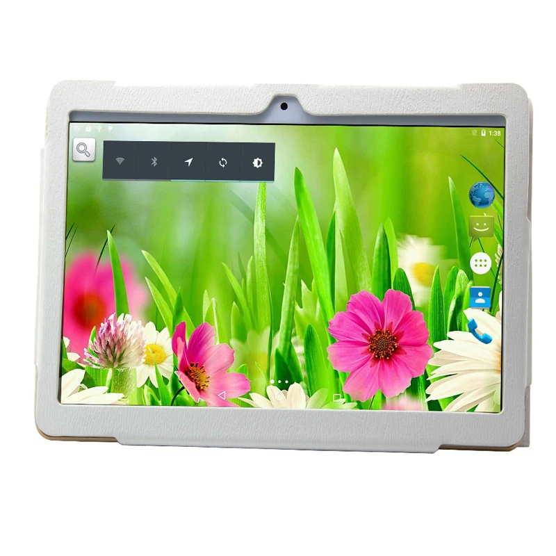 

IBOPAIDA 9.7inch ANDROID 6.0 PHONE TABLET PC DUAL SIM IPS Bundle cover case gift /white cover