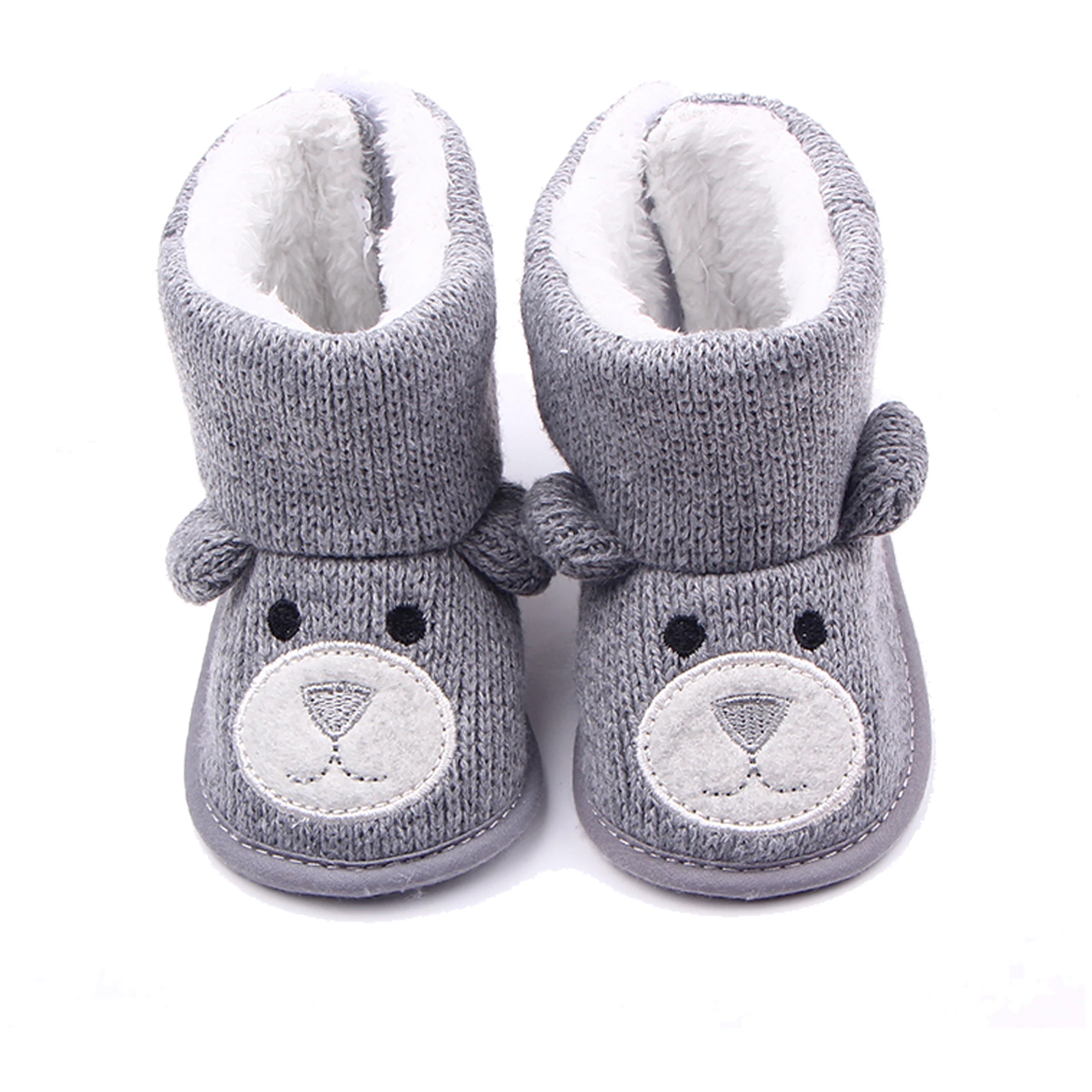 

Baby Boots Cartoon Bear Newborn Boy Girl Boot Infant Boys Girls Cute Wither Booties Toddler Baby Super Keep Warm Snowfield Shoe