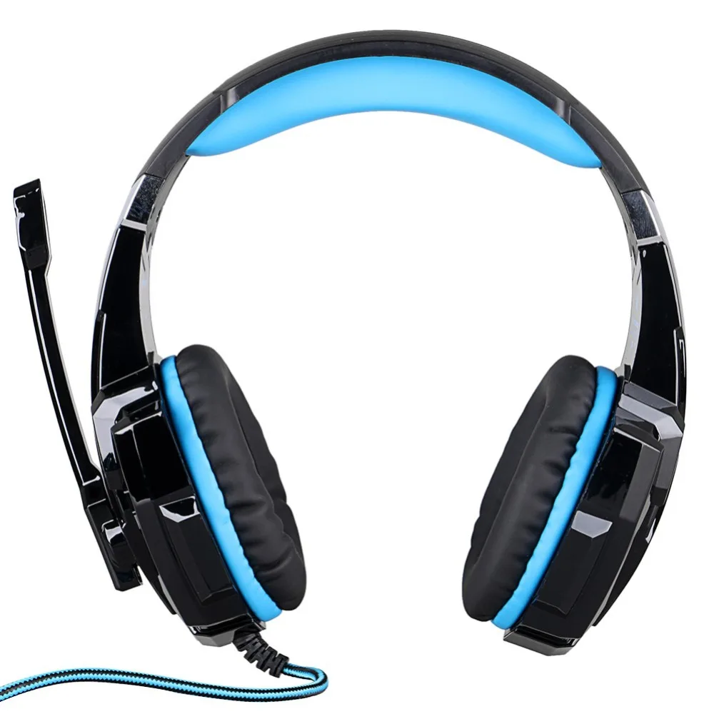 cheap G9000 Gaming Headphone 3.5mm Game Headset Headphone for PS4 Laptop Tablet Mobile Phone with Mic LED Light