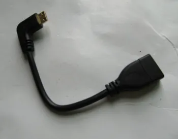 

3 pcs / Article new HDMI Female to HDMI Mini Male 90 right Angle extension cord 1080P Connector cable for Cameras ect. 15cm