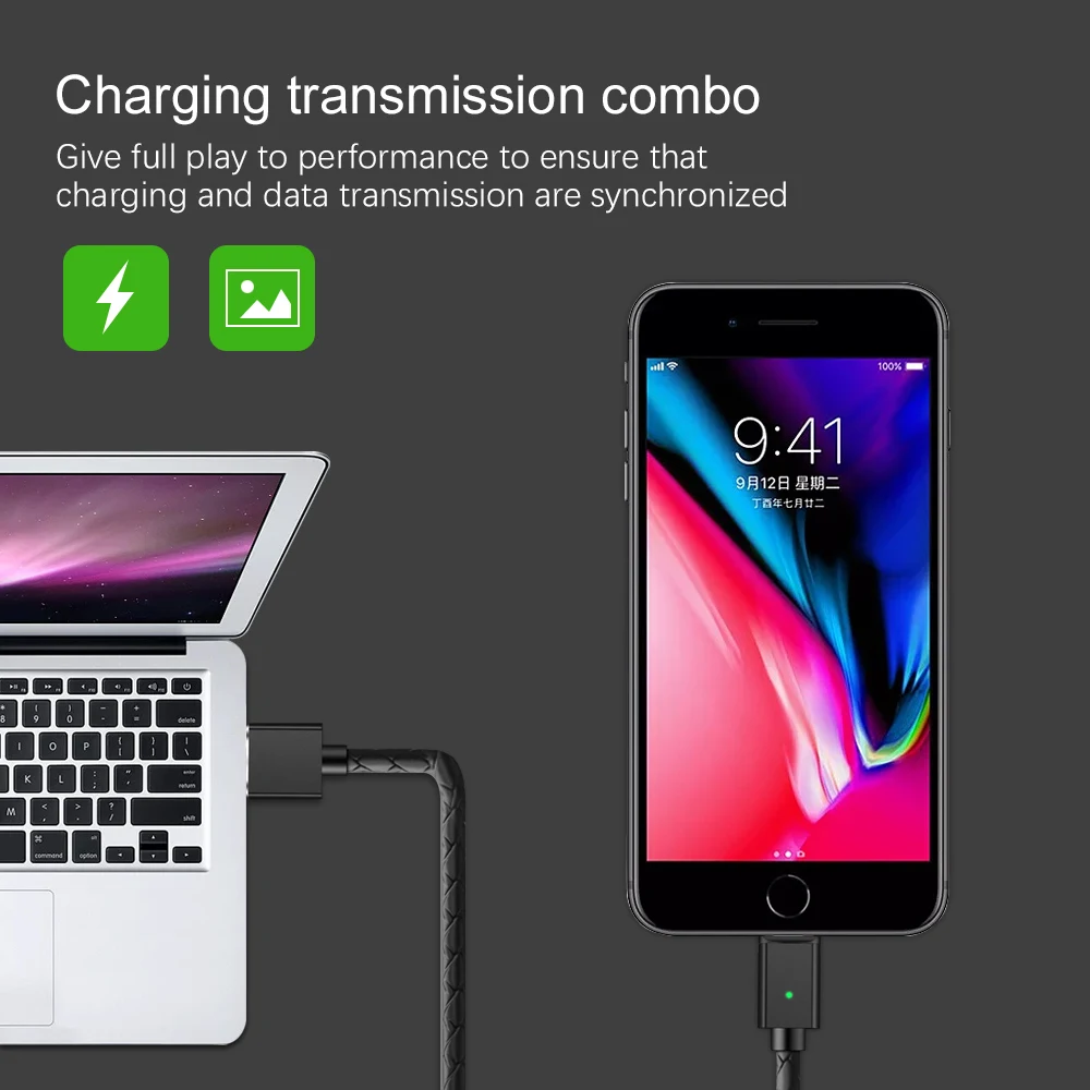 Cable magnético OLAF Micro usb tipo C carga rápida teléfono Microusb tipo C cargador magnético usb c para iphone Samsung huawei xiaomi
