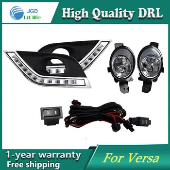 

Case For Nissan Versa Sunny 2014 2015 2016 2017 Yellow Signal Function Relay Waterproof 12V Car DRL LED Daytime Running Light