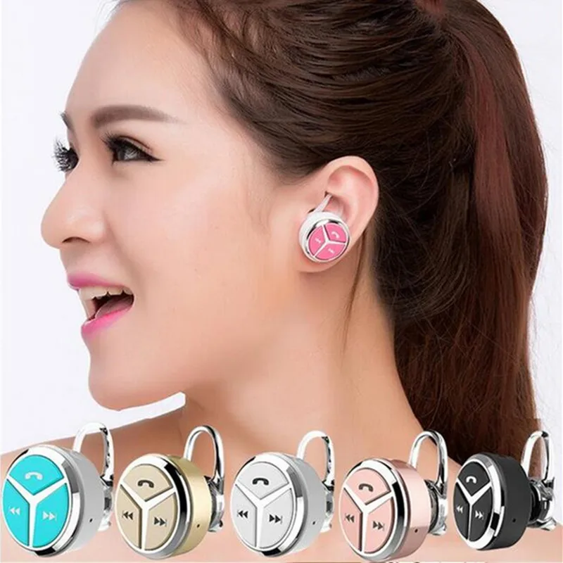 

Mini 4.1 Q5 ear hanging stereo earphone binaurall wireless Bluetooth headset with cute style