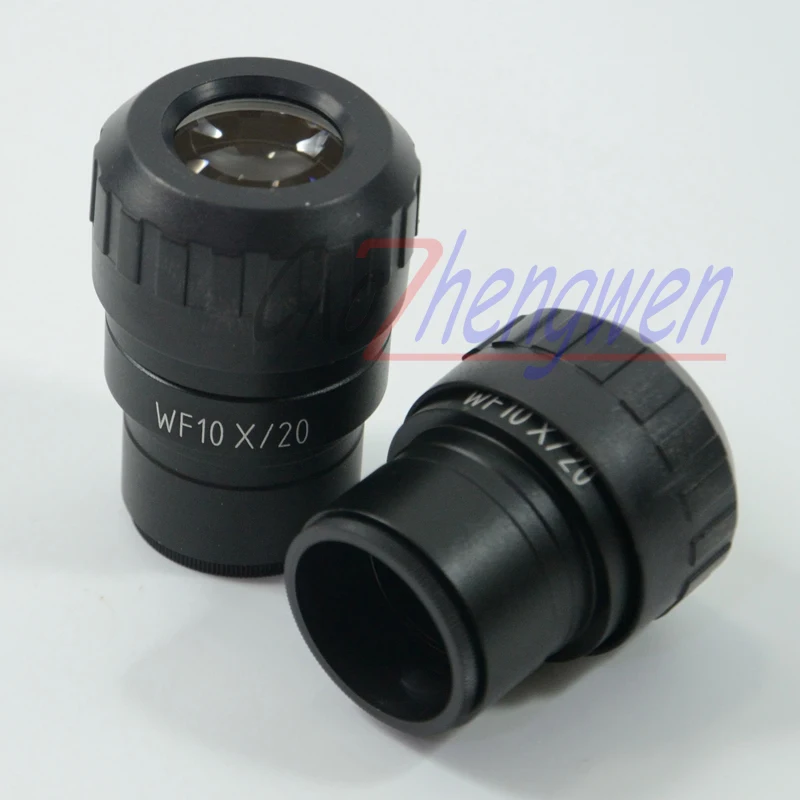 FYSCOPE супер широкое поле WF10 X/20 мм окуляры с монтажным размером 30 мм для стерео микроскопа окуляры диоптрий регулируемый