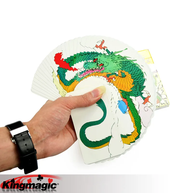 

Fanning Deck Magic Tricks Free Shipping Props Toys Stage Magia Dragon Picture
