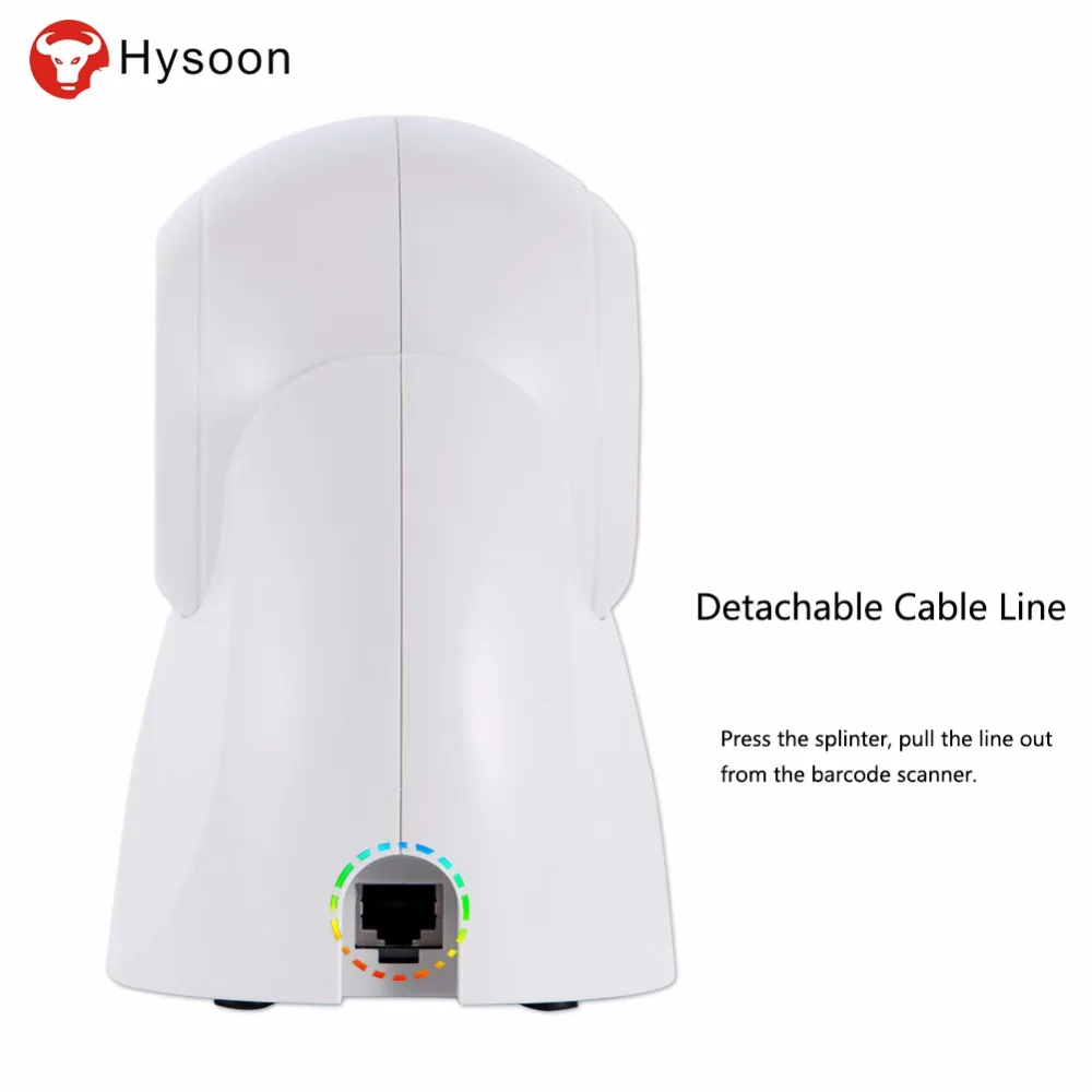 1D Barcode Scanner 20 Laser Lines Desktop Omnidirectional Bar Code Reader with Automatic IR Sensor Scanning Platform fit POS for Supermarket Store (5)