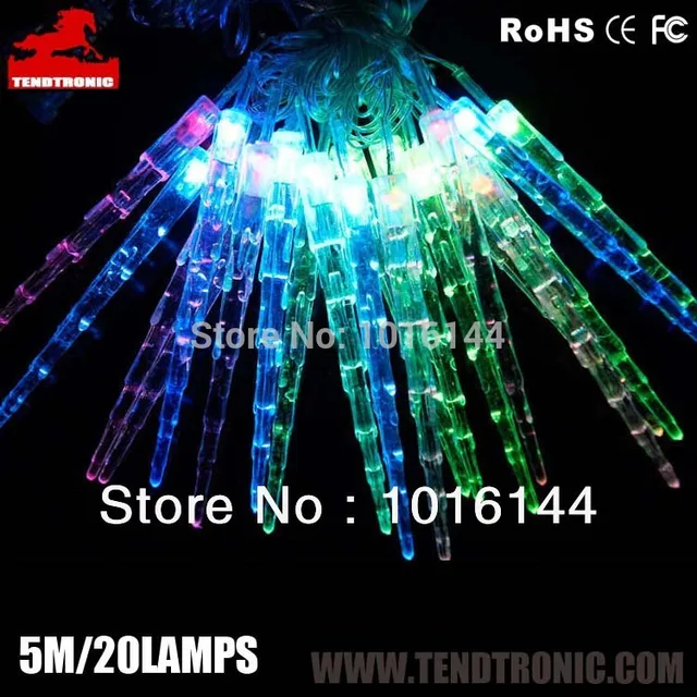 New Arrival 5m 20leds Icicle String Light Whole Chrismas Gift New Arrival 5m 20leds Icicle String Light Whole Chrismas Gift Crystal Pentament Led Lights