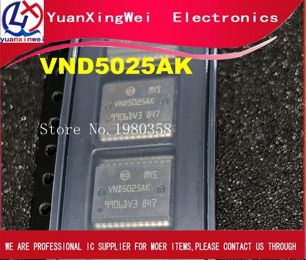 10 unids/lote VND5025AK E VND5025AK VND5025 SSOP24 nuevo original en ...