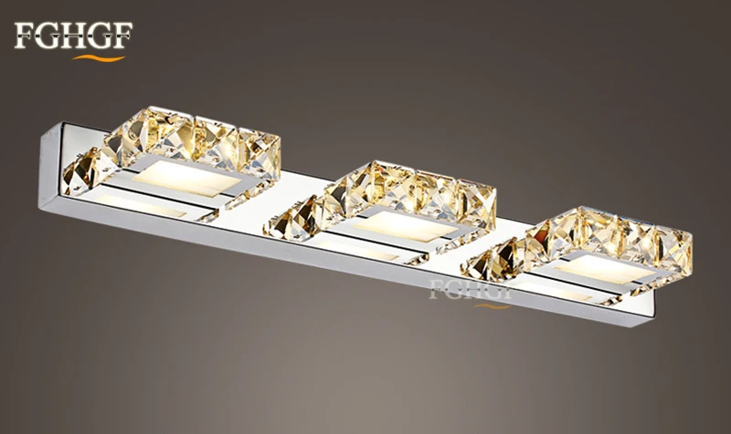 LED Crystal Wall Mirror Lamp Fashion Wall Light LED Bedroom Sconce Creative Personality Sitting Room Corridor Lamps Lighting (3)