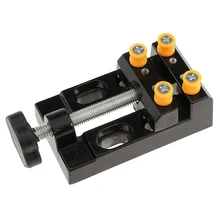 Алюминиевый сверлильный станок тиски мини тиски скамейка тиски хобби безделушки Винт зажим инструмент для ремонта