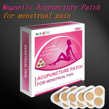 

15 pieces magnetic acupuncture patch china patent products for feminine menstrual pain relief