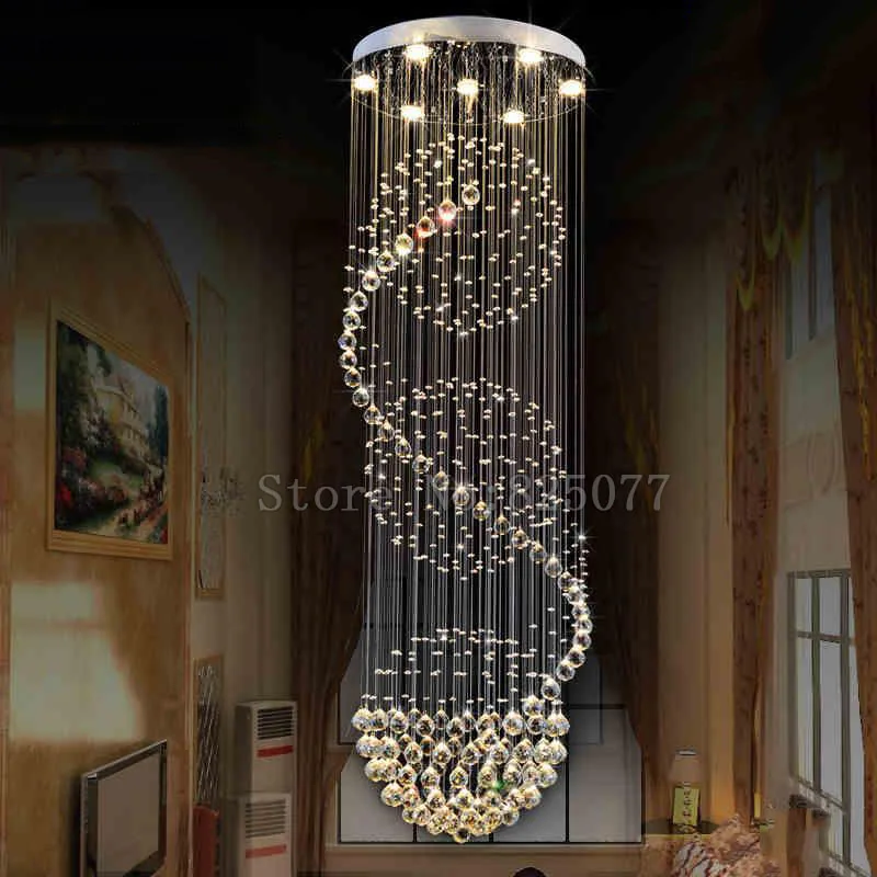 DHL shipping Dia800*H2400mm super hotel crystal chandeliers light villa