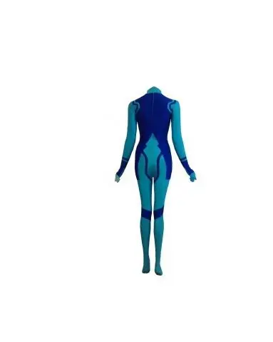 Metroid Zero Mission Samus костюм Aran лайкра спандекс зентай Женский облегающий костюм на Хэллоуин