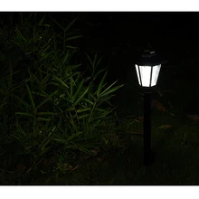 Авто светодиодный солнечный пейзаж лампа Открытый Сад Путь цитируется свет пейзаж лампа пост газон Освещение для дома и сада 1 шт