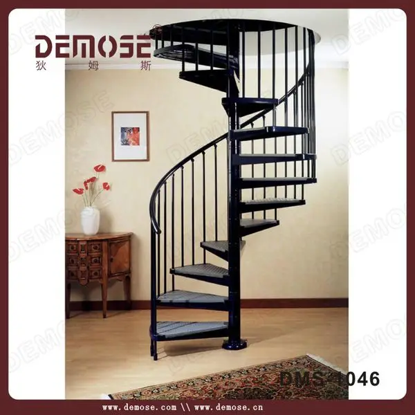wrought iron spiral staircase for small spaces |