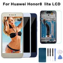 Купить Оригинальный 5.2 «Дисплей для Huawei Honor 8 Lite ЖК-дисплей Дисплей Сенсорный экран для Huawei P8 Lite 2017 ЖК-дисплей Honor 8 lite дигитайзер