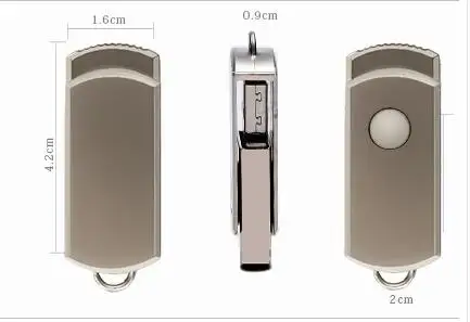 Usb Flash drive Colorful Pendrive 128GB Metal Small U Disk Pen Drive Rectangle USB 2.0 Usb Flash Drive Memory Stick