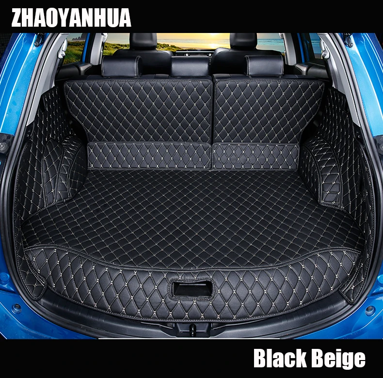 Custom fit car trunk mats for TOYOTA RAV4 luggage mats Cargo Liner full