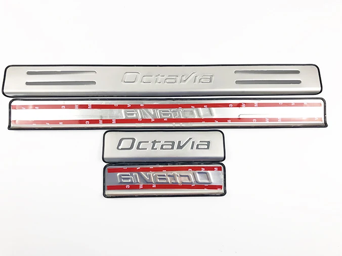 Для skoda Octavia A5 A7 A9 2007- греющая педаль специальный модифицированный порог стержней из нержавеющей стали аксессуары для автомобиля-Стайлинг