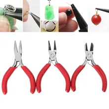 3Pcs Mini Mixed Nose Pliers Cutter Beading Jewelry Making Repair Crafts Tool G18 Drop ship
