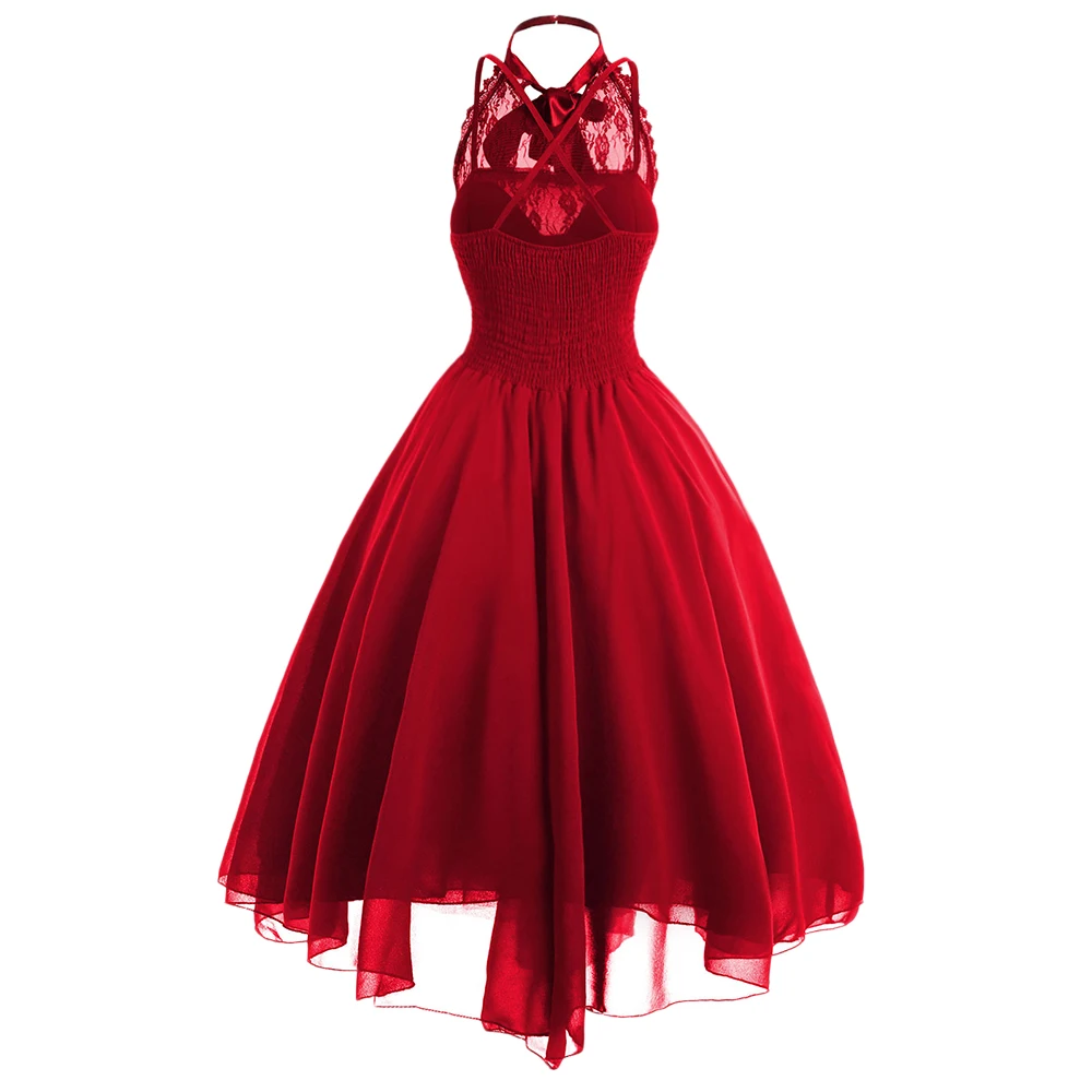 Женское платье с корсетом и кружевной вставкой в готическом стиле, 3 цвета, vestidos mujer, вечерние платья, женская одежда, S-2XL