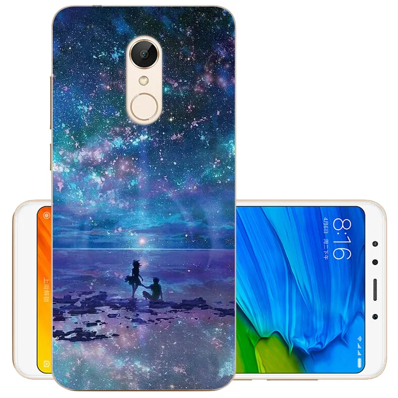 TPU ل كوكه Xiaomi Redmi 5 زائد حالة عودة جراب هاتف شاومي Redmi 5 حالة ل Xiaomi Redmi 5 زائد الهاتف واقية حقيبة حالات