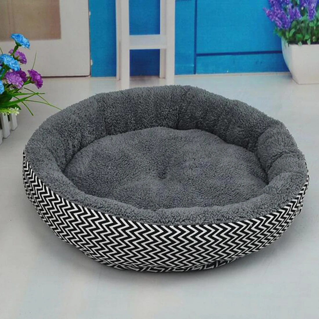 Pets Products Dog Round Bed Mat Kennel Soft Pet Dog Puppy Warm Bed