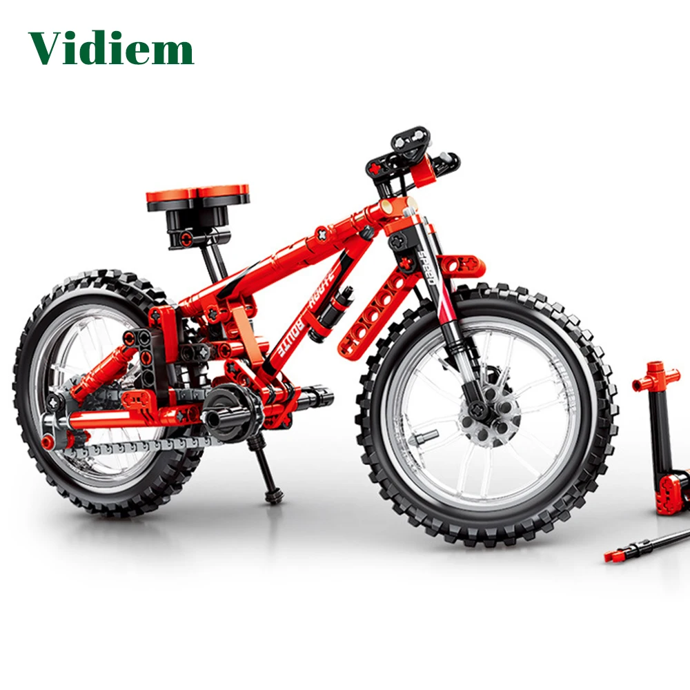 

Vidiem Creative Science and Technic Bicycle Model Building Blocks Toys For Kids Compatible legoing Construction DIY Small Bricks