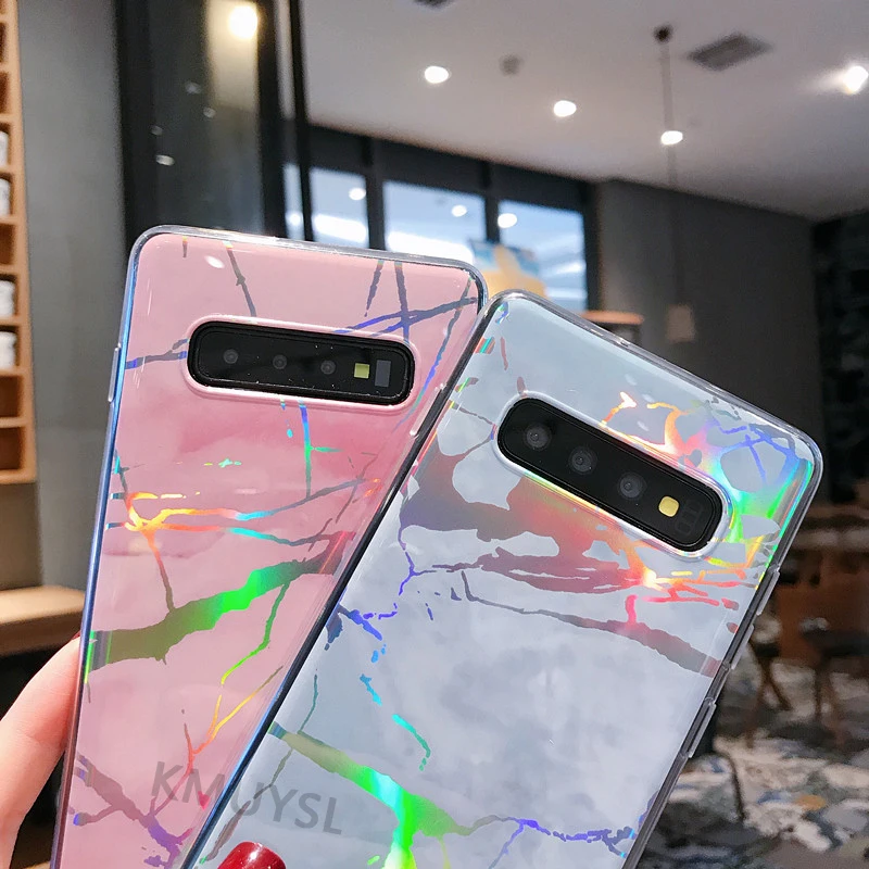 Силиконовый чехол из ТПУ для samsung Galaxy S8 S9 Plus S7 Edge, мраморный чехол для samsung S10 Lite S10 Plus S10E Note 9 8, мягкий чехол с кольцом