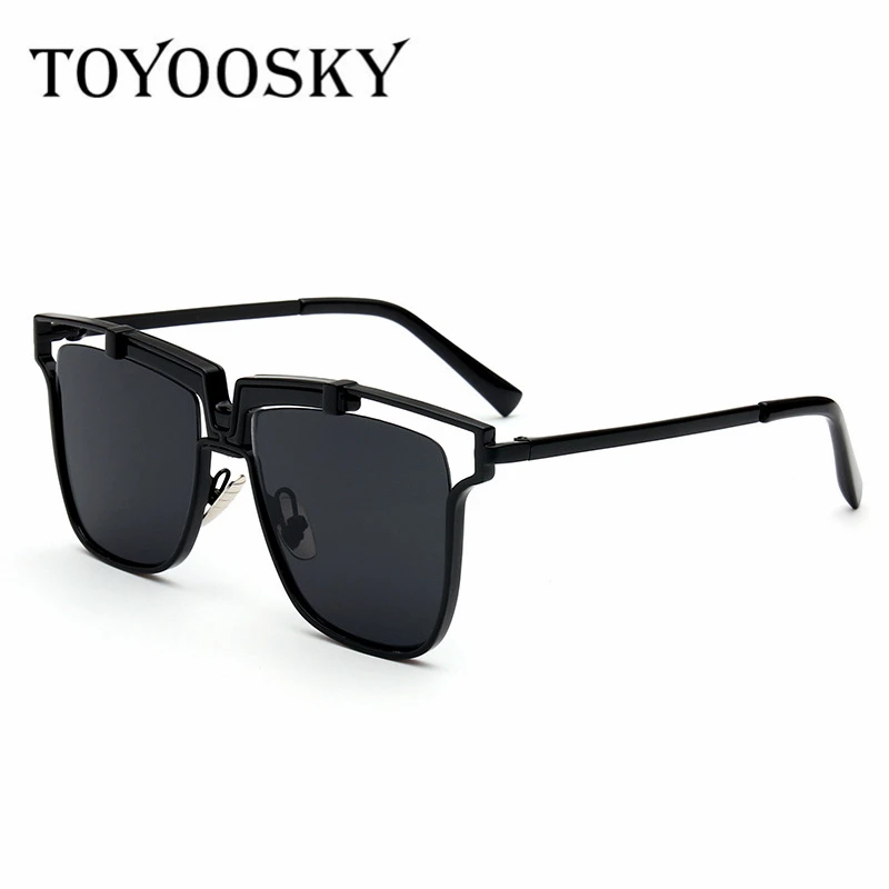 TOYOOSKY 2017 New Unisex Summer Fashion Vintage Metal Female Square Gafas Luxury Brand Women Designer Retro