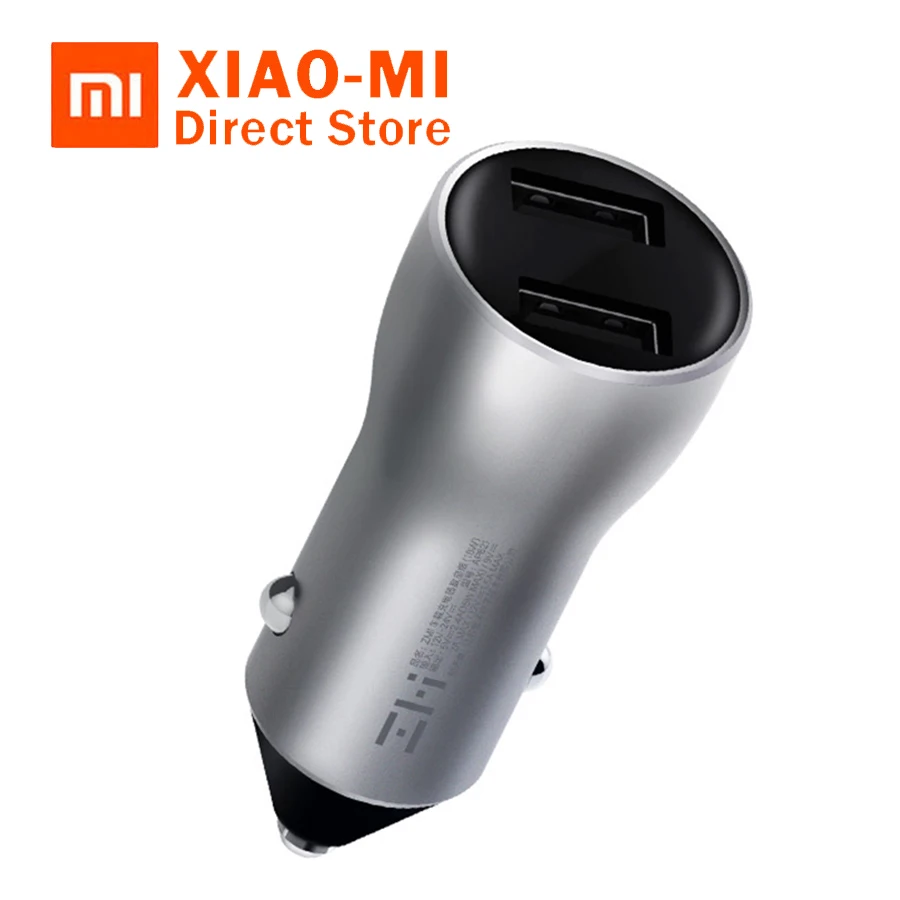 

Xiaomi ZMI Car Charger 18W Dual USB Quick Charge 3.0 Fast Charger AP621 Digital Voltage/Current Display 5V/2.4A For Smart Phone