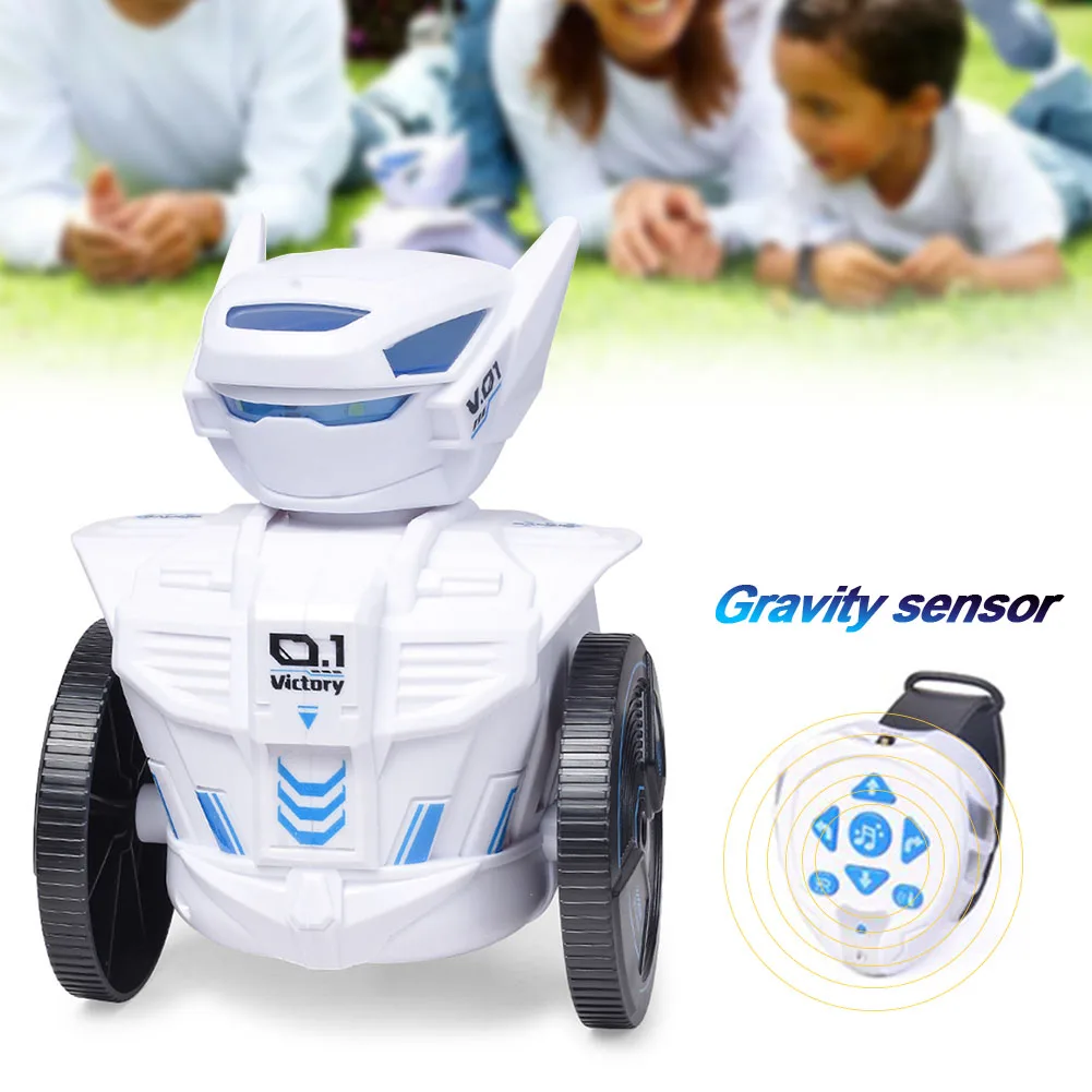 

With LED Lights Kids Interactive Toy Battery Operated Watch Remote Educational Dancing Robot Smart Singing RC Toy Children Toy