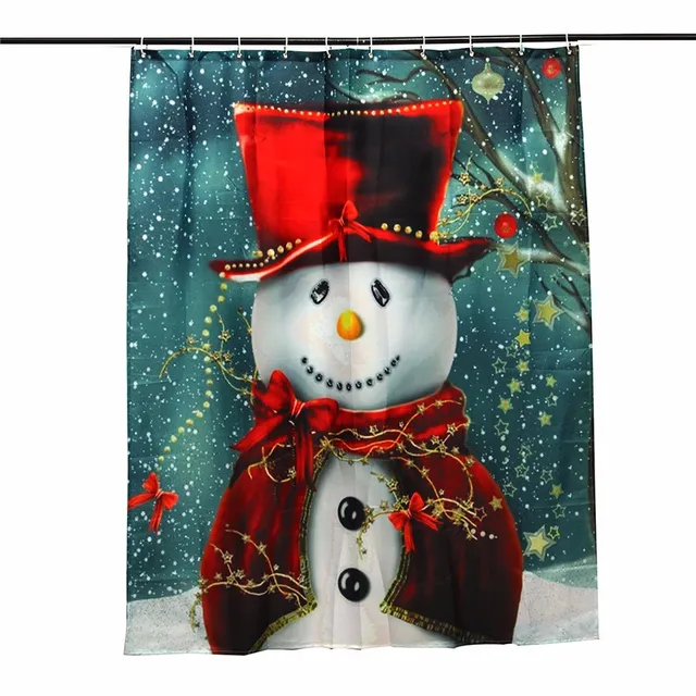 smile snowman shower curtain merry christmas sleepy snowman pattern waterproof bathroom shower curtain christmas bath curtain - Christmas Bathroom Curtains smile snowman shower curtain merry christmas sleepy snowman pattern waterproof bathroom shower curtain christmas bath curtain - Christmas Bathroom Curtains
