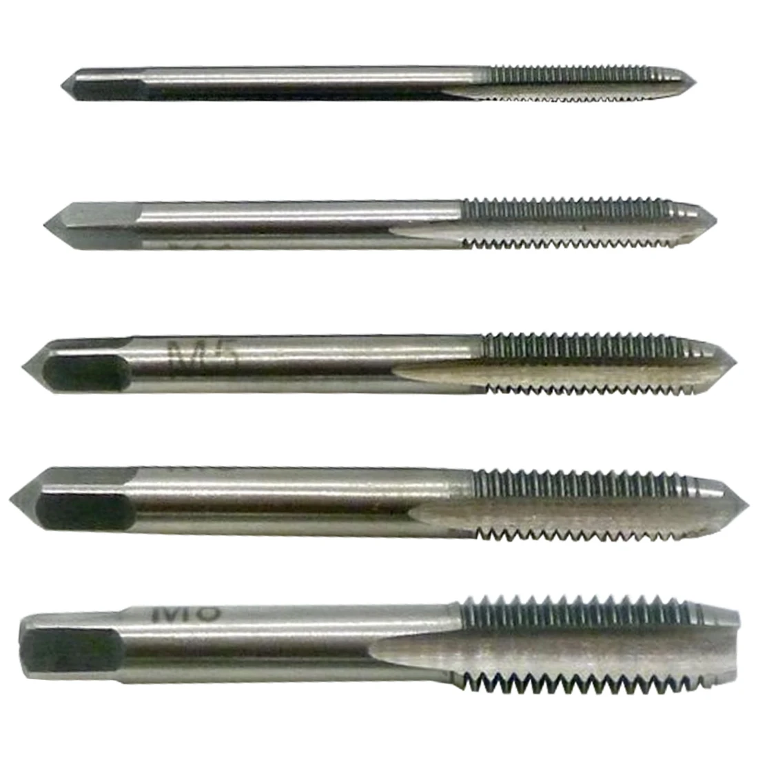 3Pcs/Set M3/M4/M5/M6 HSS Machine Hand Screw Thread Metric Plug Tap Tool Kit 3Pcs/Set M3/M4/M5/M6 HSS Machine Hand Screw Thread Metric Plug Tap Tool Kit