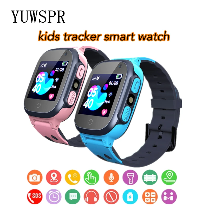 

Kids Tracker Smart Watch LBS Location Waterproof Camera IOS Android Multifunction Childern Wristwatch Smart Clock Gift Q15