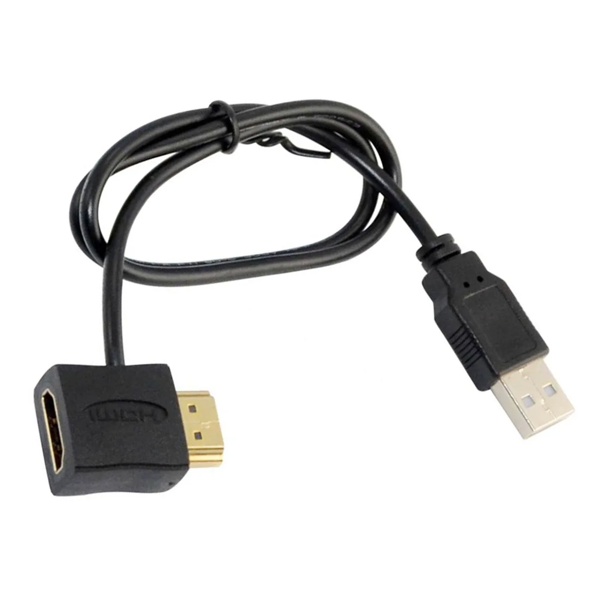 

Top Deals Computer Cable 1080P USB 2.0 HDMI Male To Female Adapter Extender Power Supply Connector Cable for HDTV Male Cable