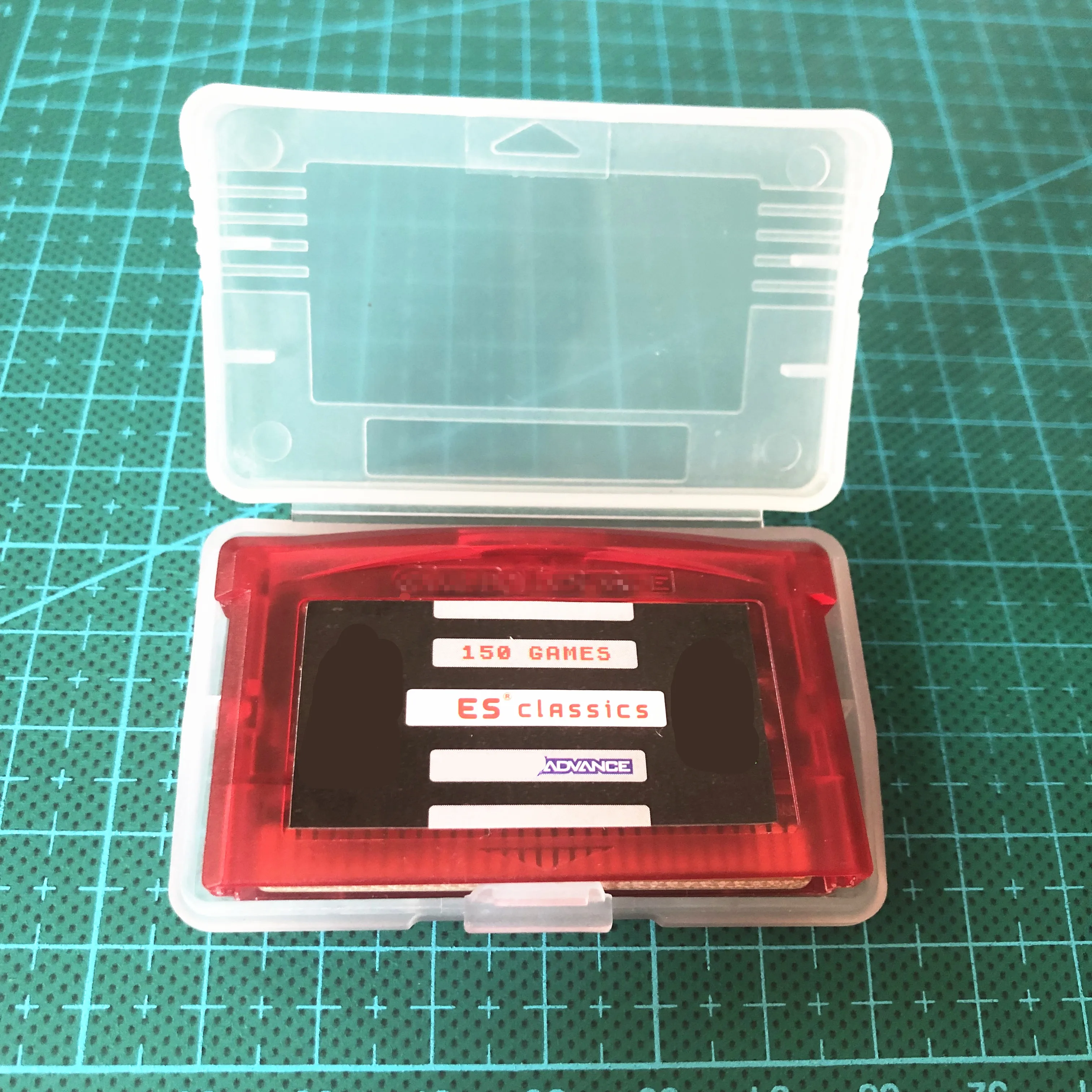 

Red shell !Super 150 in 1 for 32 Bit Handheld Console Video Game Cartridge With free pp clear case