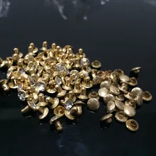 100 наборы 6 мм CZ белые прозрачные кристаллы заклепки из горного хрусталя быстрого золотого Гвоздика пятна шпильки DIY изготовление обуви сумки ремни