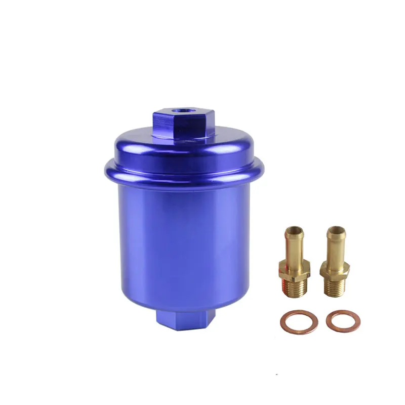 

High Quality Universal Aluminum Racing High Flow Performance Fuel Filter Washable Filter For Honda Acura Civic