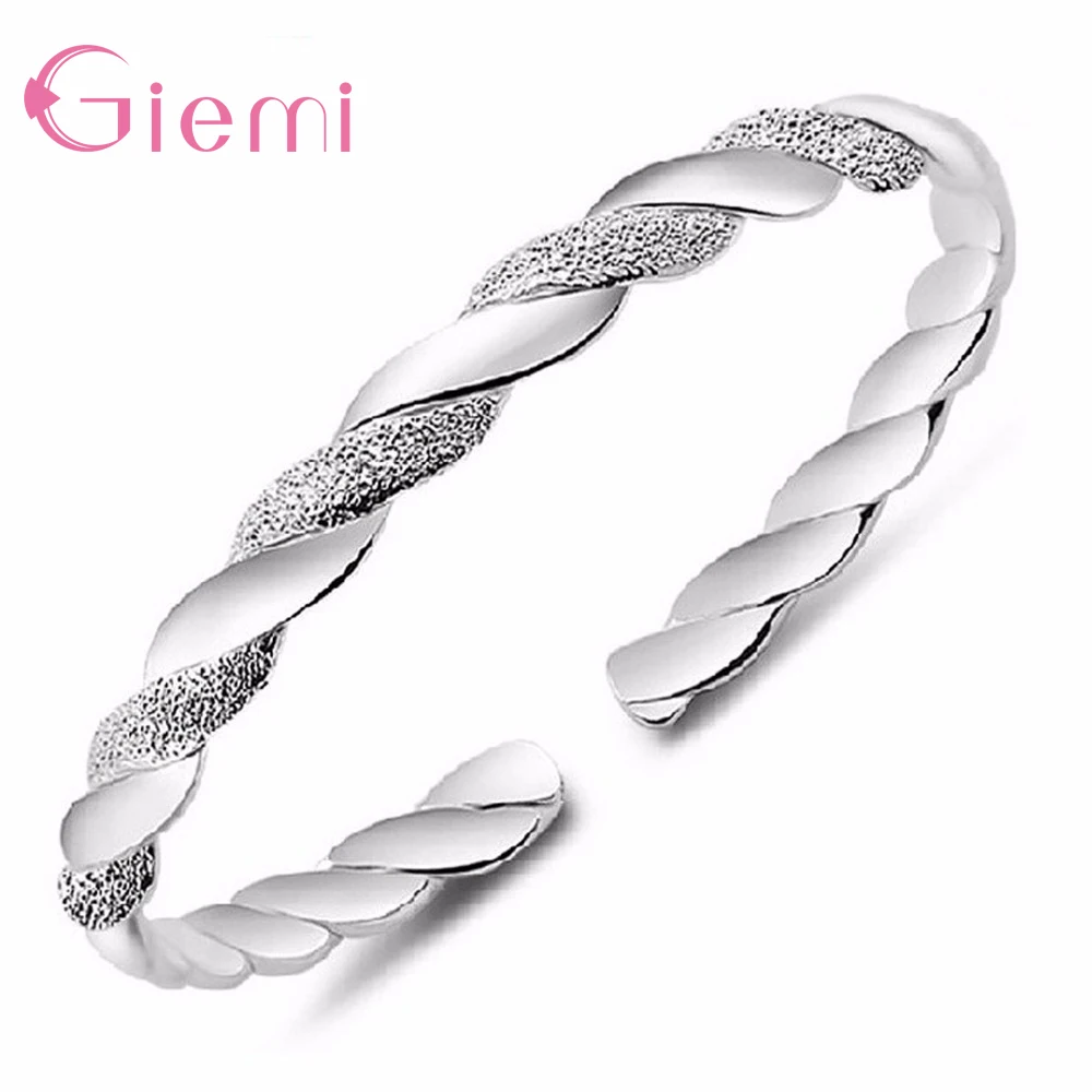 Браслет манжета женский из серебра 925 пробы с гладкой вставкой|best gift|bangles womenbangle cuff