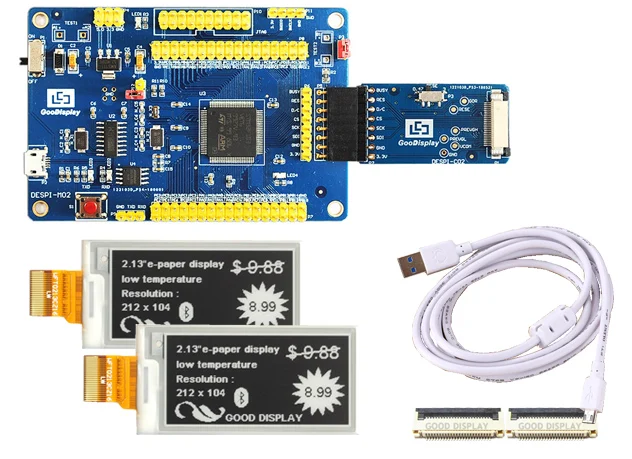 GDEW0213V7LT+PCB++USB