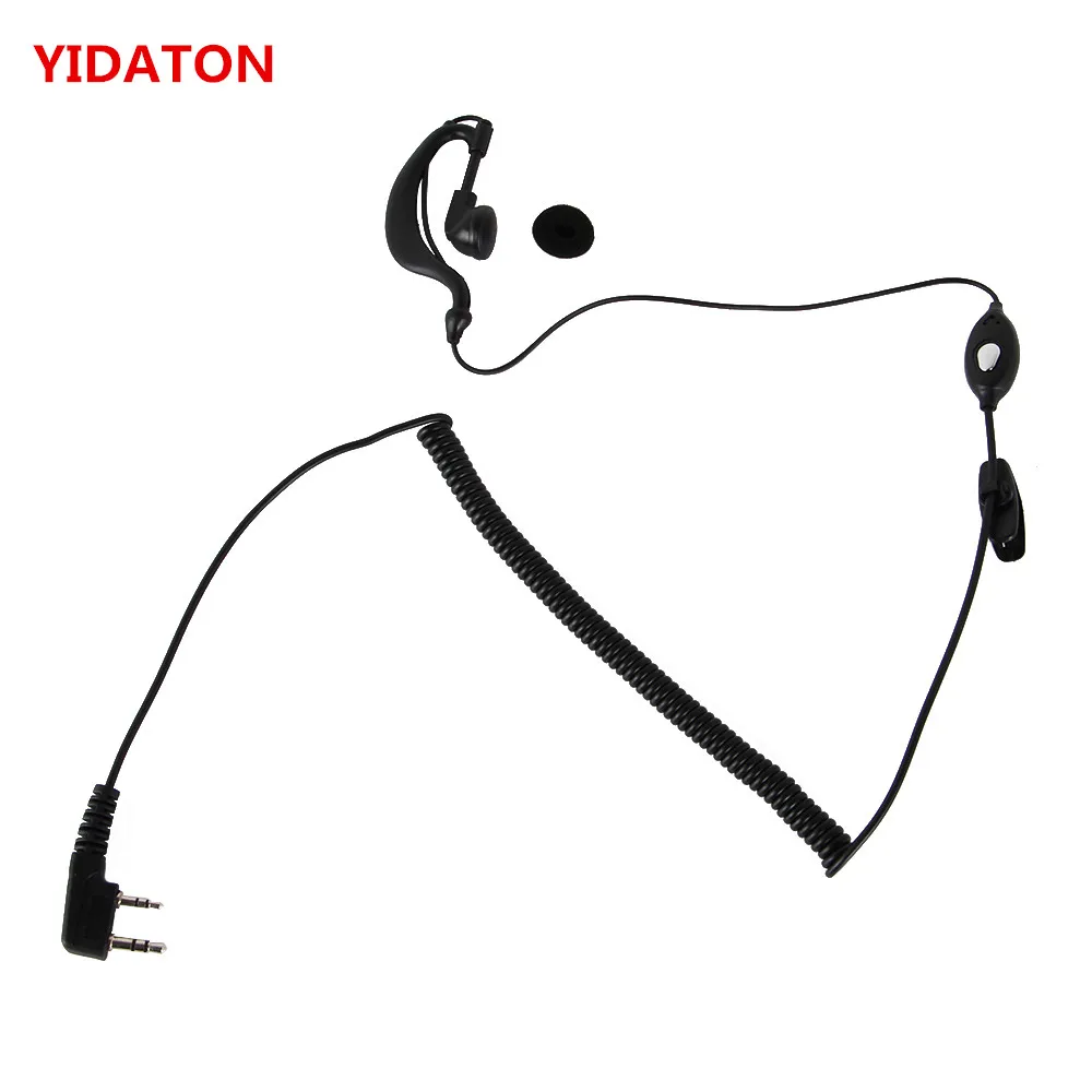 

YIDATON Earpiece for Baofeng Walkie Talkie Mic Headset K Type Earphone for UV-5R UV 5R UV-5RE radio accessories