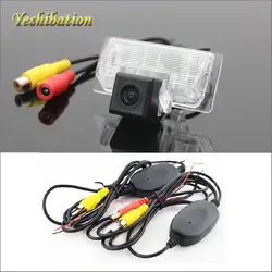 Yeshibation Беспроводной Камера RCA/AUX видео передатчик и приемник комплект для Infiniti JX35 QX60 обратного резервного копирования заднего Камера