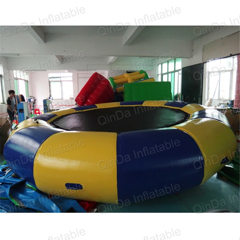 

5m Trampolin Pool Float Toy Water Inflatable Trampolines Inflatable Water Platform Inflatable Bouncer Floating Water Park