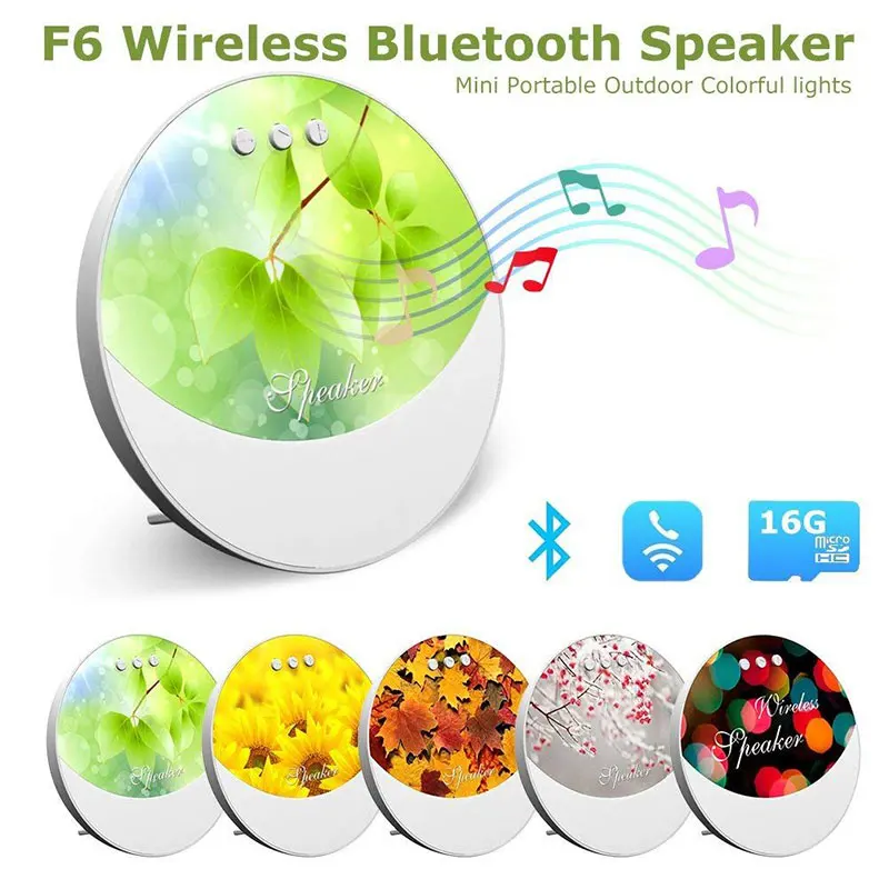 Дого F6 Беспроводной Bluetooth Динамик мини Портативный открытый красочные огни Супер