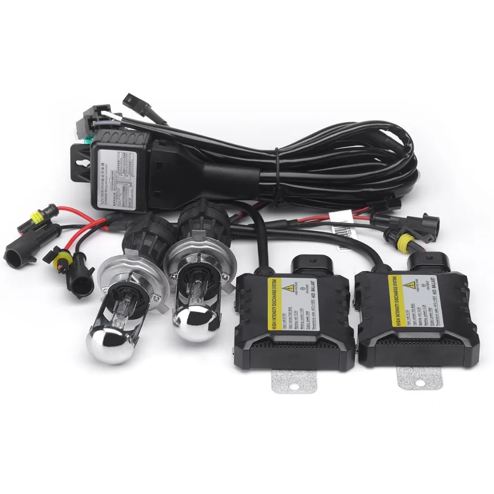 1 комплект 55 Вт dc 12 В h4 bi xenon hid комплект H4-3 bi xenon H4 bi xenon H4 Hi/lo Bixenon h4 комплект 55 Вт 9007 9004 h13 bi-xenon 55 Вт