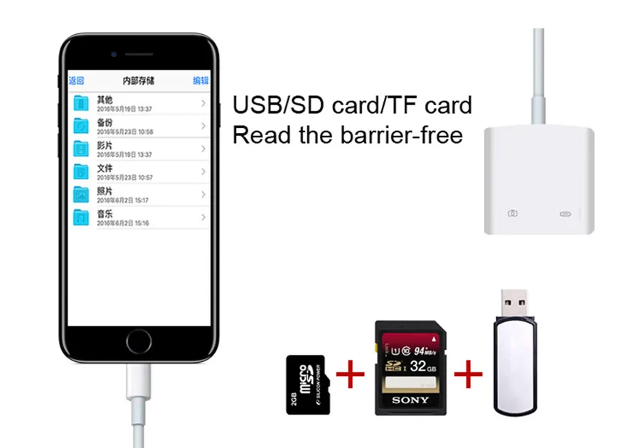 IOS Lighting splitter к OTG USB 3 камера ридер адаптер Коннектор комплект синхронизации данных