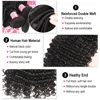AliPearl Hair Deep Wave Bundles With 5x5 Lace Closure Human Hair 3 Bundles With Closure Free Part Remy Hair Extension 3