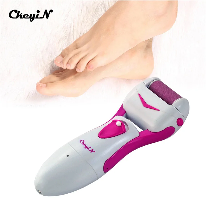 

CkeyiN Rechargeable Electric Foot Pedicure Machine Professional Feet Care +1 Replacement Head Dead Skin Callous Callus Remover30